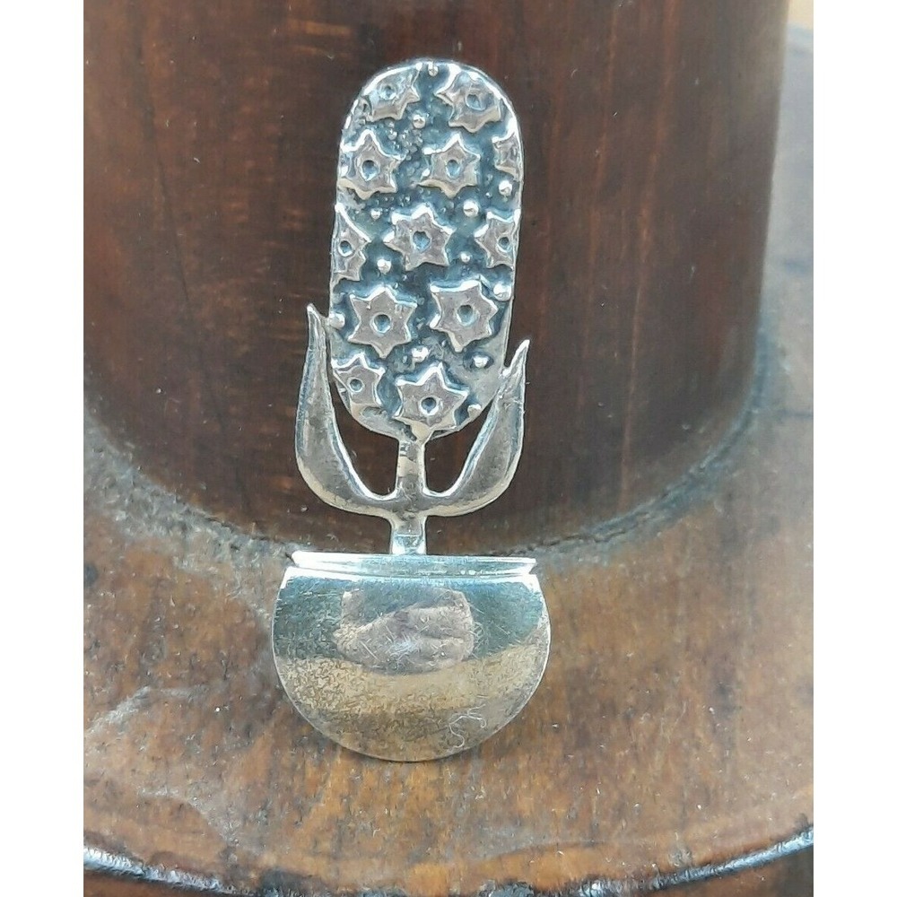 Vintage Great Falls Metal Works GFMW Sterling Flowering Tree Hyacinth Pin Rare